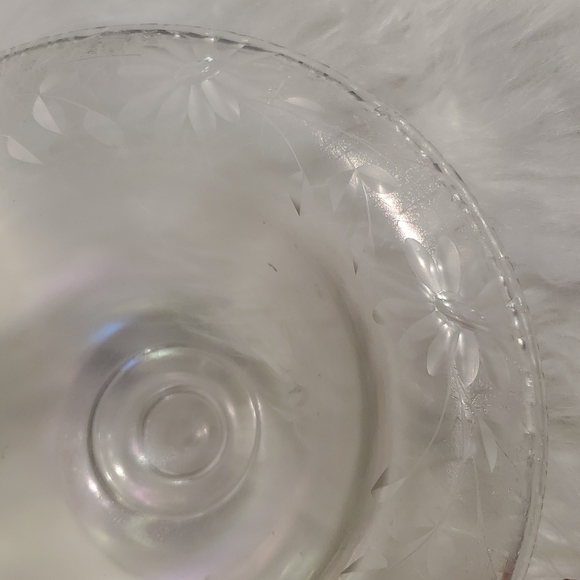 Depression Glass Iridescent  Clear - Picture 4 of 12